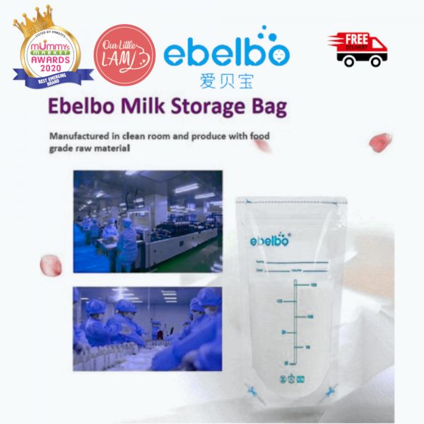 Ebelbo Premium Disposable Milk Storage Bag (150ml) Singular Pack - Image 10
